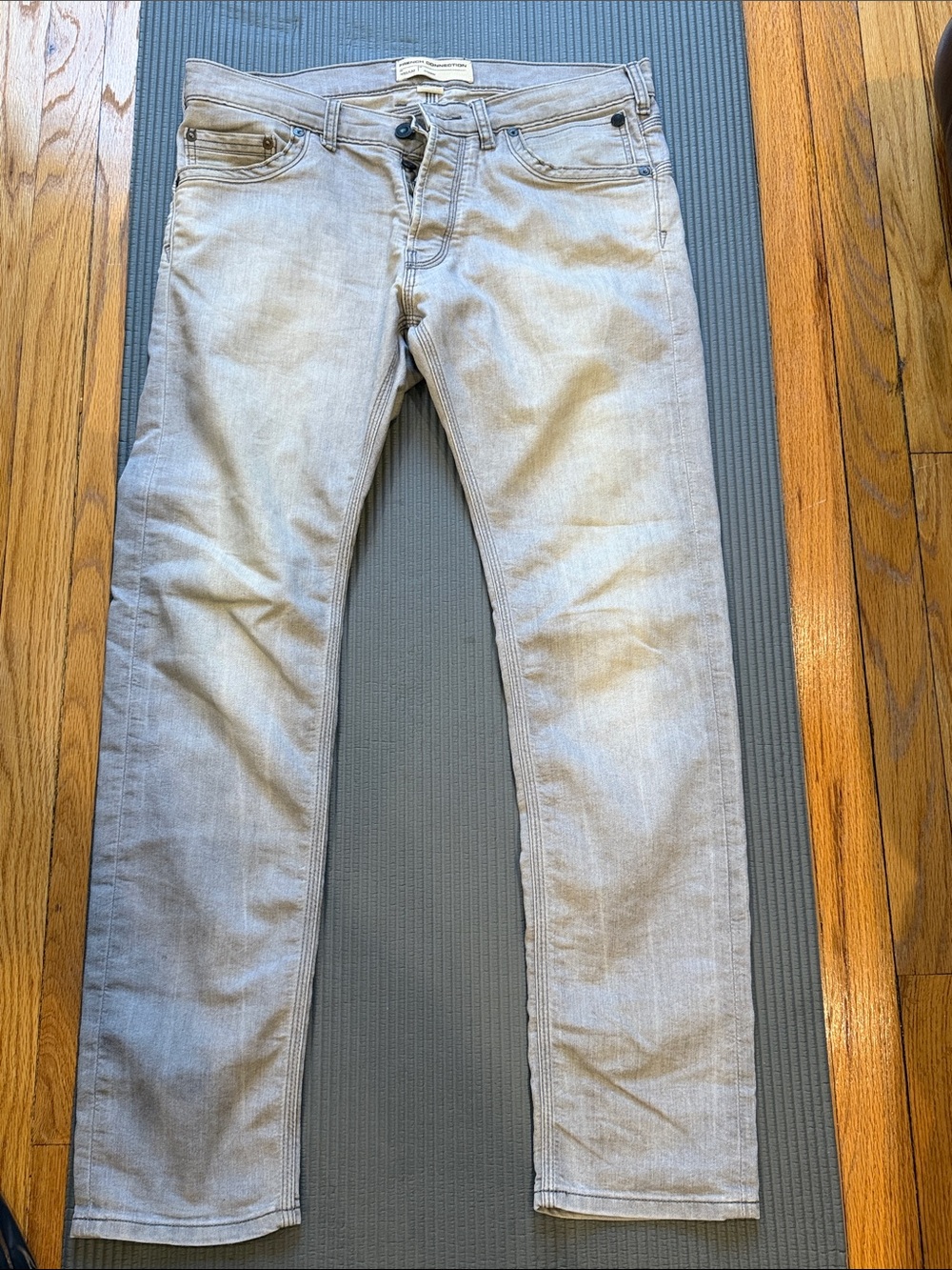 French Connection Slim Men's Jeans in Light Gray